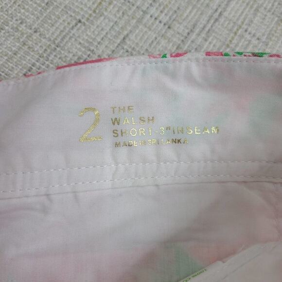 Lilly Pulitzer Pink Colony Callahan Shorts Size‎ 2 - Picture 2 of 5